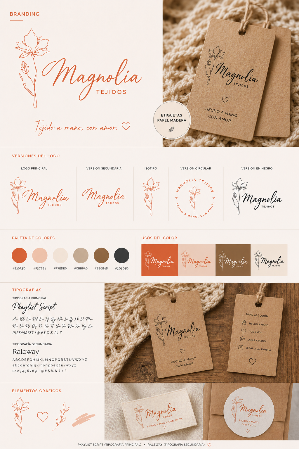 Branding Magnolia Tejidos