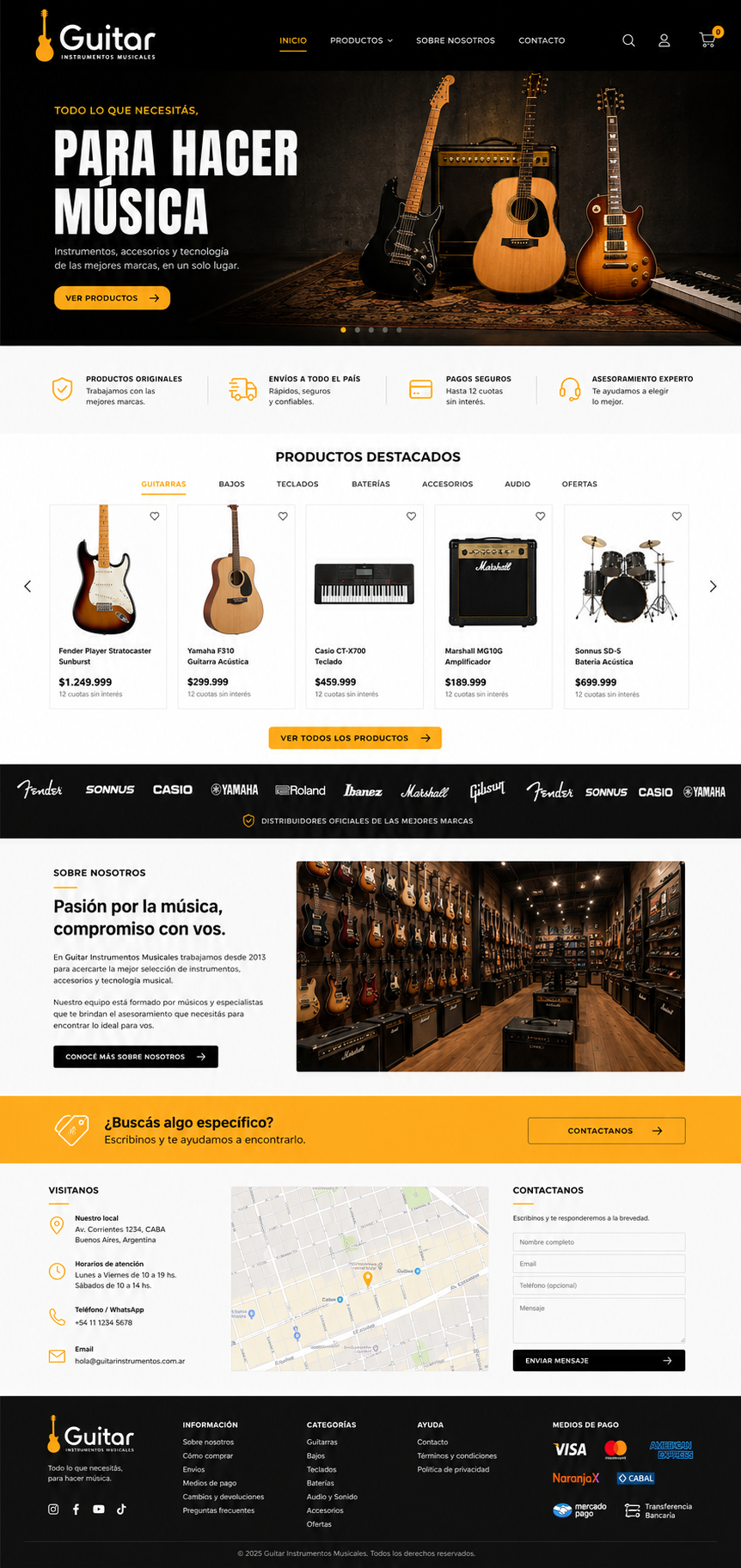 Guitar — Tienda de Instrumentos Musicales