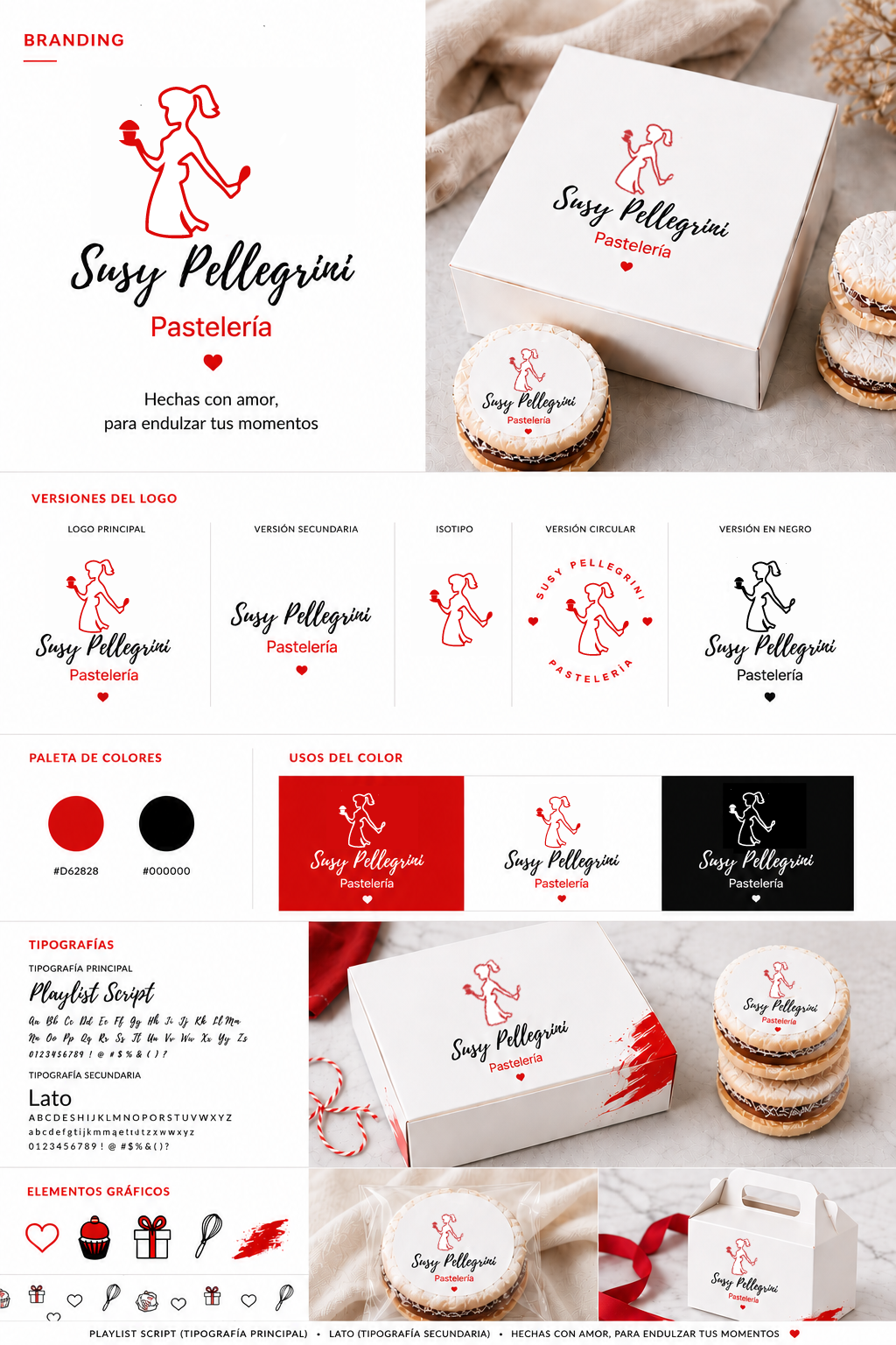 Branding Susy Pellegrini Pastelería